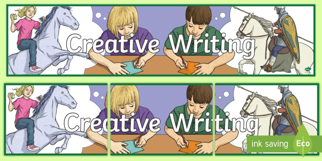 Creative Writing Display Banner Teacher Made