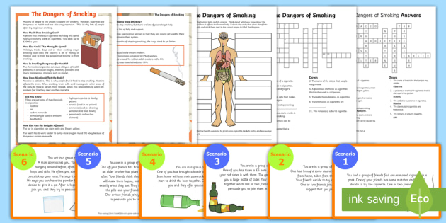 healthy lifestyle choices activity pack