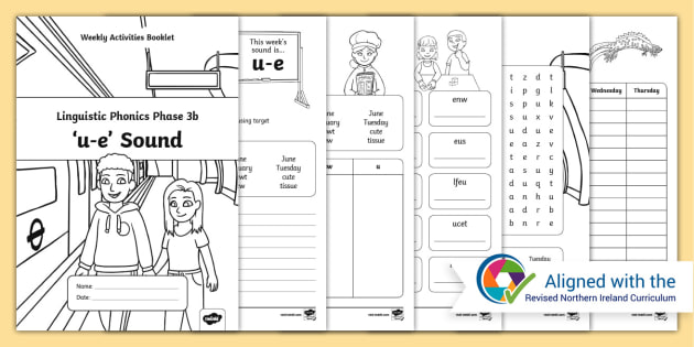 northern ireland linguistic phonics phase 3b u e sound