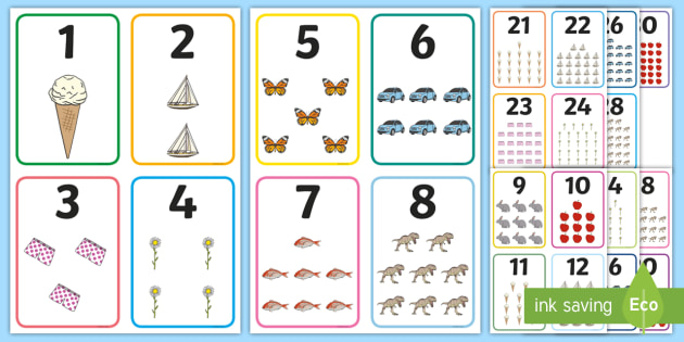 Number Picture Cards to 30 | Primary Teaching Resources