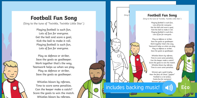 Football Fun Song teacher Made 