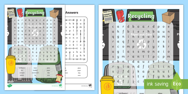 recycling-word-search-teacher-made