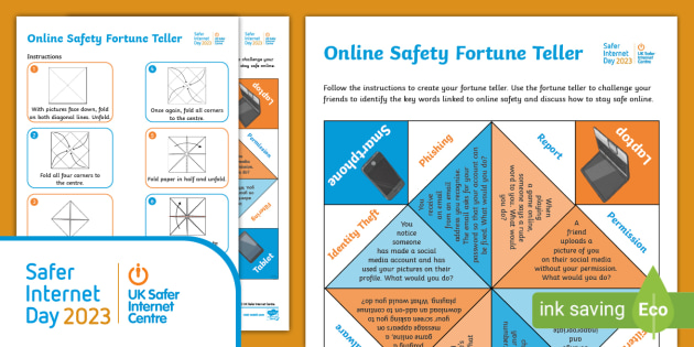 Safer Internet Day: Online Safety Snakes and Ladders Board Game