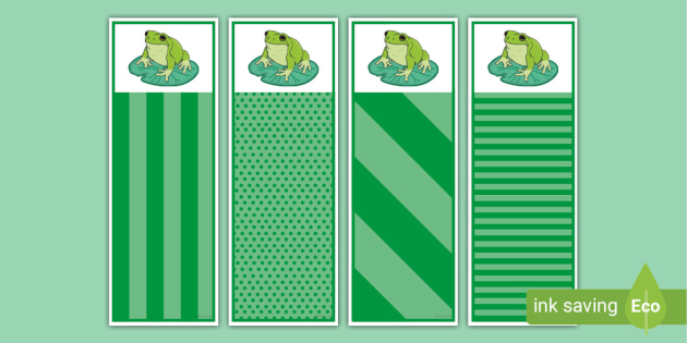 free printable frog bookmarks resources twinkl