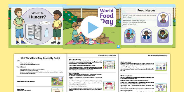 World Food Day Assembly Pack – great for EYLF and above