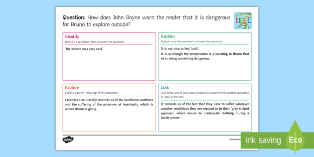 Paragraph Structuring - Exemplar IEEL Worksheet / Worksheet - IEEL, PEAL