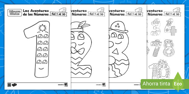 Actividades: Números para imprimir del 1 al 10 - Twinkl actividades-n-meros-para-imprimir-del-1-al-10-twinkl
