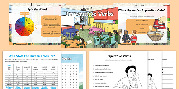 Imperative Verbs Activity Pack (teacher Made)