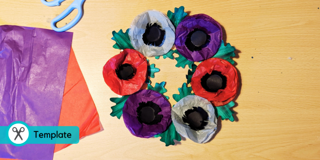 How to Make Tissue Paper Poppies: 9 Steps (with Pictures)