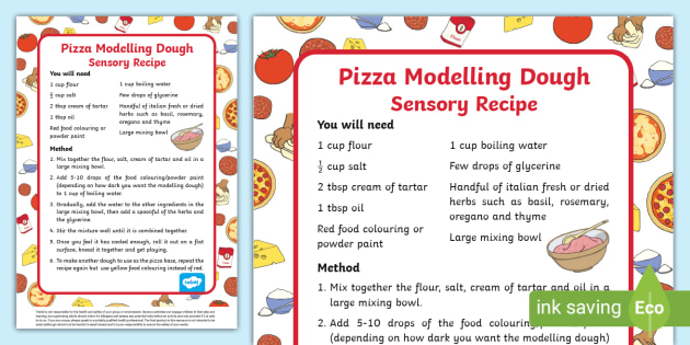 Make a Pizza Play Dough Activity - Craftulate