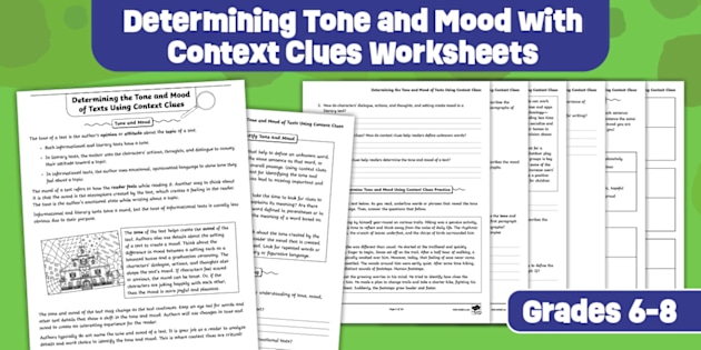 Context Clues Worksheet 8th Grade