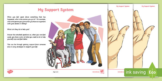 My Support System Worksheet