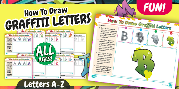 Learning Drawing Letters Guide How To Draw From Letters