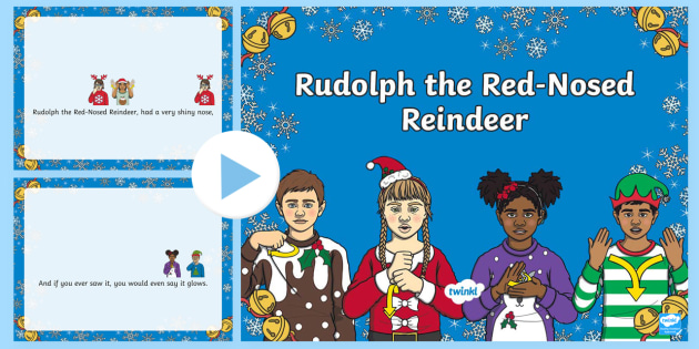Bsl Rudolph The Red Nosed Reindeer Christmas Song