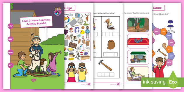 Home Learning Activity Booklet Level 3 Ear Air Ure Er