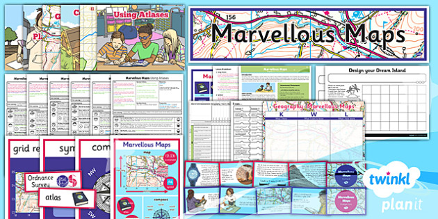 TP2 G 042 PlanIt Geography Year 5 Marvellous Maps Unit Pack Ver 1 