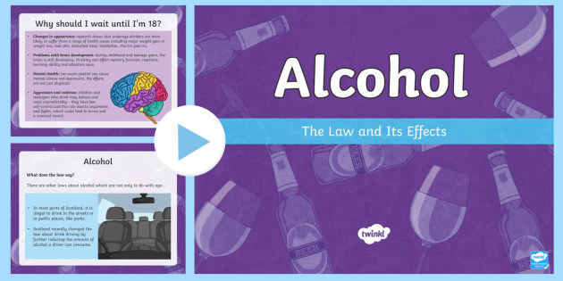 Alcohol Powerpoint Teacher Made