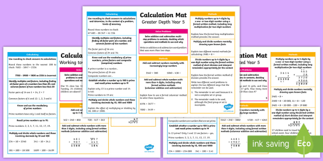 Year 5 Addition, Subtraction, Multiplication and Division ...