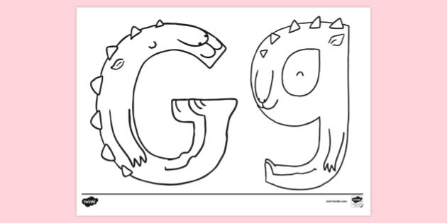 FREE! - Letter G Colouring | Colouring Sheets (teacher made)