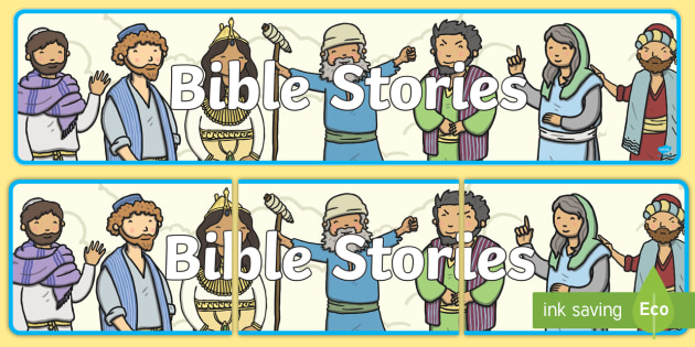 Bible Stories Display Banner Display Banner Display Bible