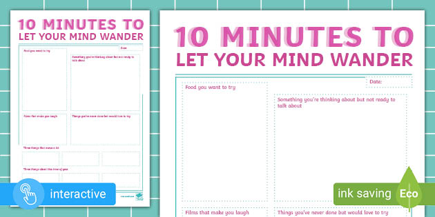 10 minutes to let your mind wonder | Twinkl Busy Bees