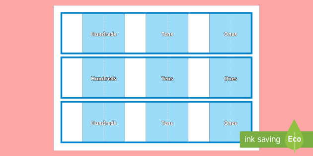 Numeral Expander 3-Digit Numbers Activity (teacher made)