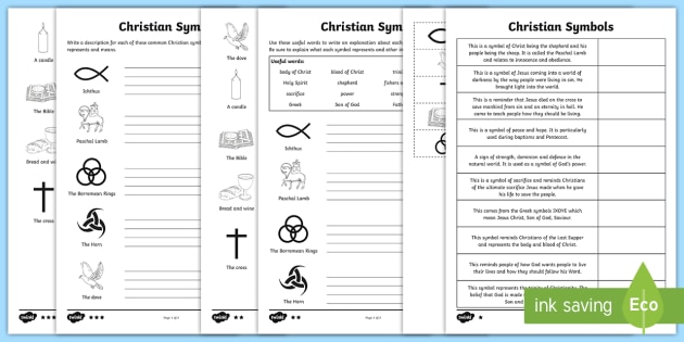 christians symbols and meanings