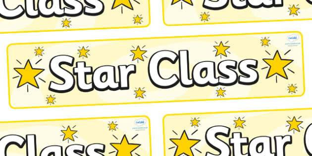Free Star Themed Classroom Display Banner Teacher Made