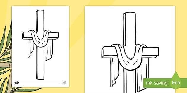 Cross Template - Easter Primary Resources (teacher made)