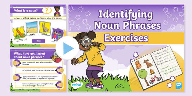 Noun Phrases For KS1 Exercises And Activity PowerPoint