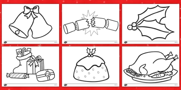 Christmas Colouring Sheets - Christmas, xmas, colouring, fine