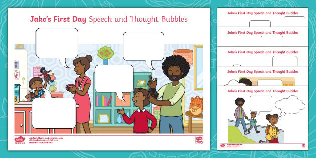 speech bubble worksheet ks1