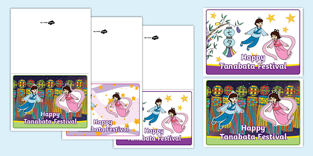 Tanabata Greetings Card