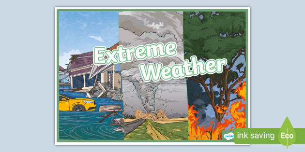 Extreme Weather Display Poster