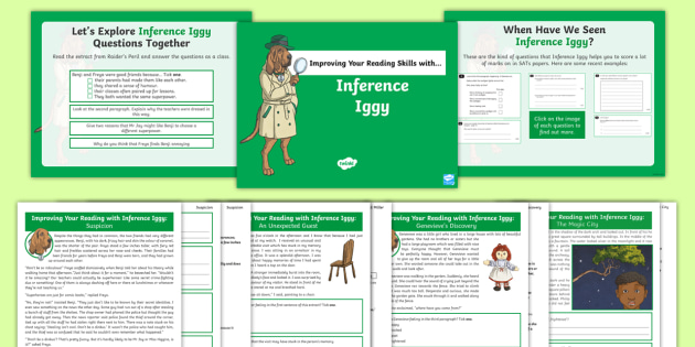 Improving Reading Skills Inference Iggy Activity Pack 7-11