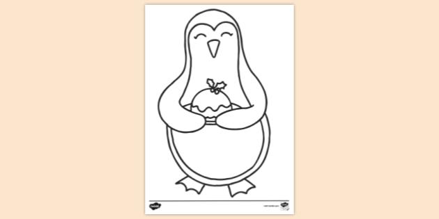 FREE! - Cute Christmas Printable Colouring Page | Colouring Sheets