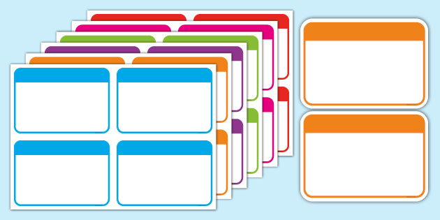 Phase 1-6 Editable Flash Card Templates For Word - EYLF