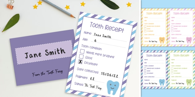 tooth-fairy-receipt-printables-twinkl-party-teacher-made for Free Tooth Fairy Receipt Printable Tooth Fairy Receipt Printables | Twinkl Party (teacher made) for Free Tooth Fairy Receipt Printable