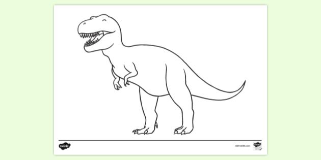 93  Coloring Pages Of T Rex  Latest HD