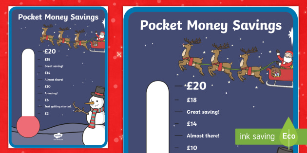 Christmas Money Saving Chart