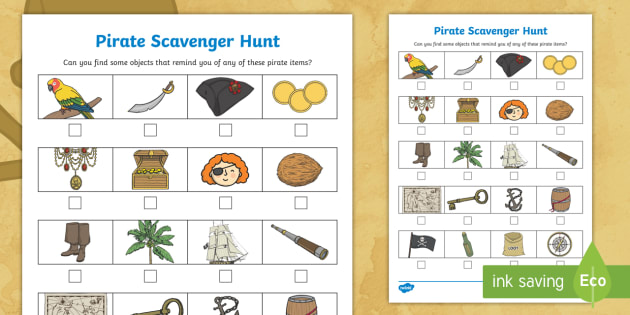 pirates treasure hunt images
