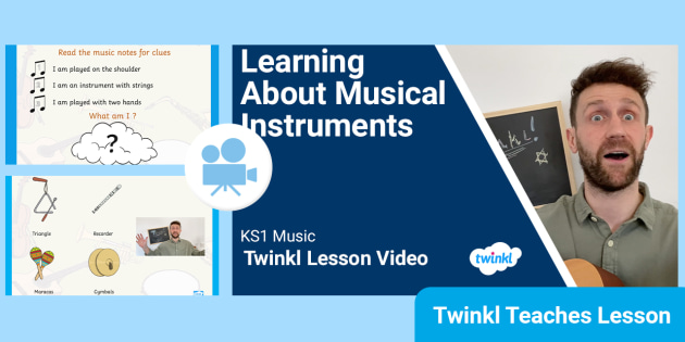 FREE! - 👉 KS1 (Ages 5-7) Music: Musical Instruments Video Lesson