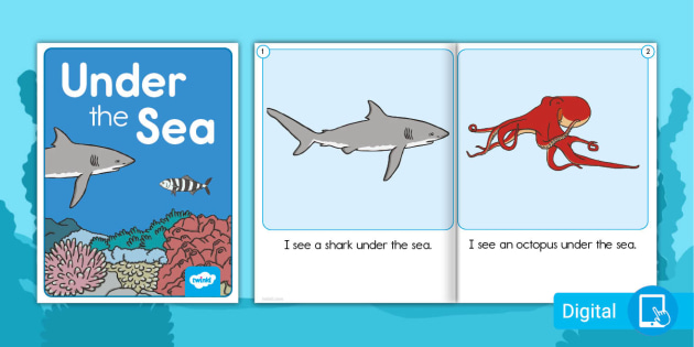 Under the Sea Emergent Reader eBook - Sea Animal Short Story
