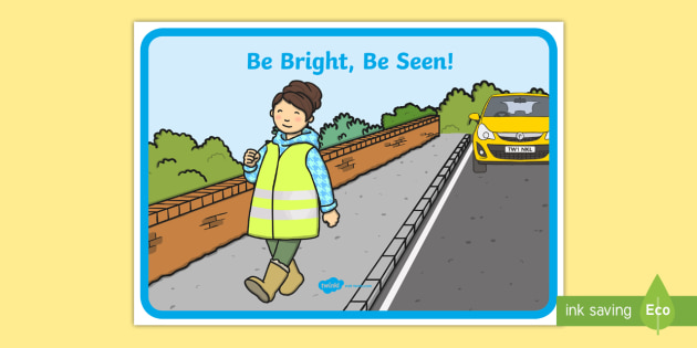 Be Bright Be Seen Display Poster Be Bright Be Seen Display Banner