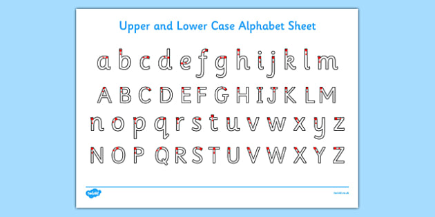 Upper and Lower Case Letters Worksheet / Worksheet, worksheet