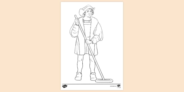 FREE! - Young Christopher Columbus Colouring Sheet | Colouring Sheets