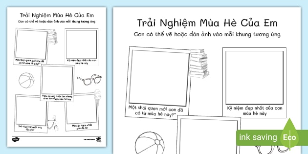 Hãy thưởng thức những hình ảnh Nhật ký trải nghiệm Mùa Hè để cảm nhận được những kí ức đáng nhớ của các bạn trẻ. Từ những chuyến đi xa đến những hoạt động vui chơi giải trí, đây sẽ là một cuốn nhật ký đáng đọc.