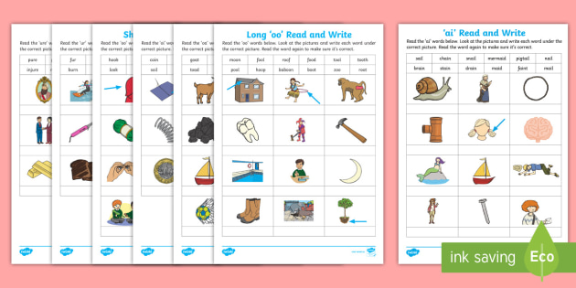 Phase 3 Read and Write Activity Pack (teacher made)