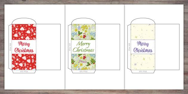 Christmas Money Wallet Set | Twinkl Party (teacher made) christmas-money-wallet-set-twinkl-party-teacher-made