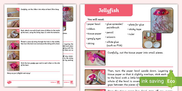 Jellyfish Craft Activity | Save time planning (teacher made)